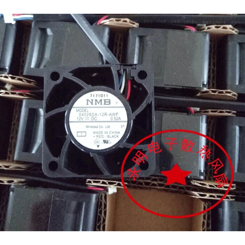 S+ New NMB 04028DA-12R-AWF cooling fan 12V DC 0.52A 4CM 4-wire
S+ New NMB 04028DA-12R-AWF cooling fan 12V DC 0.52A 4CM 4-wire
