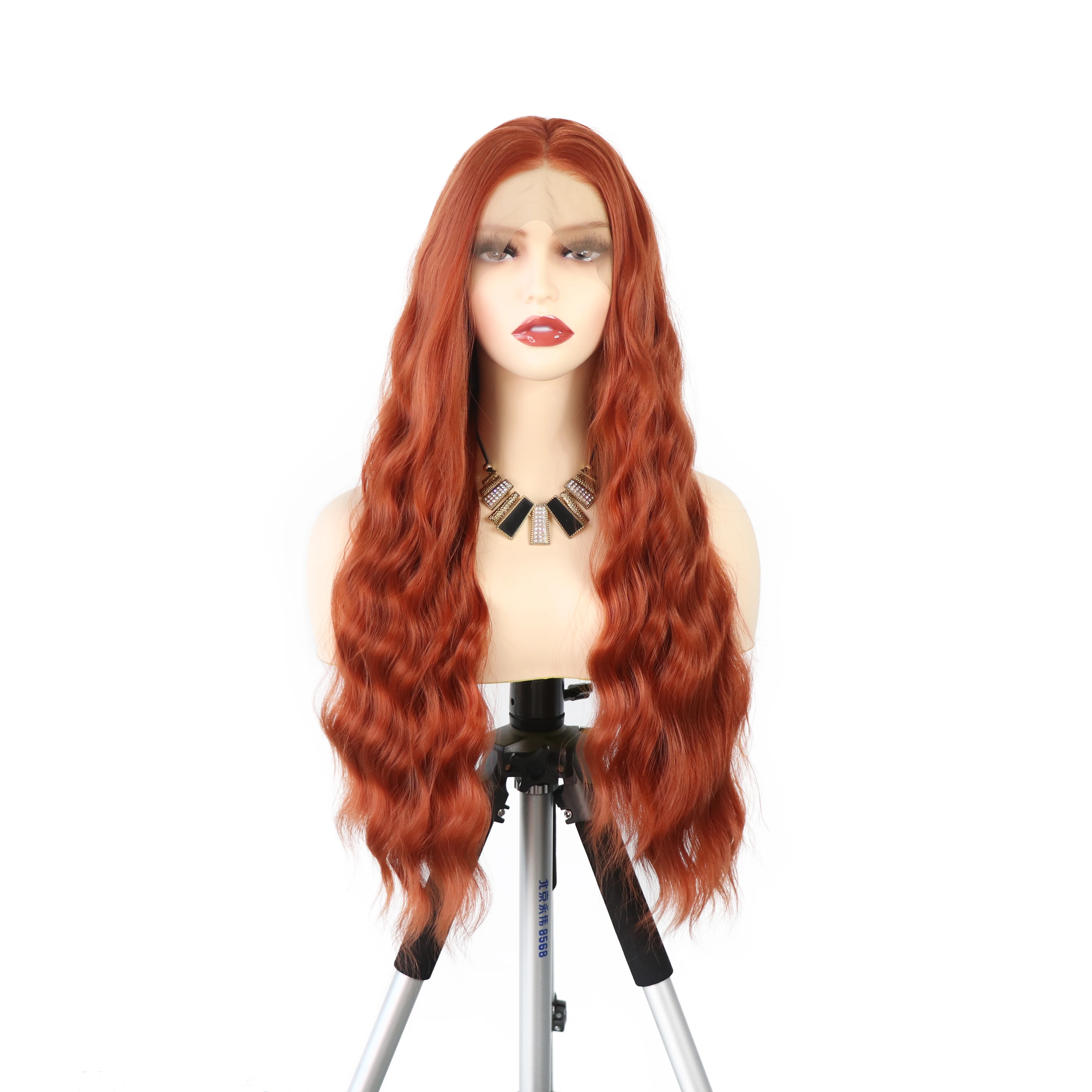 Svipwig Long Wavy Synthetic Lace Front Wigs for Women Copper Red Wigs Natural Hairline Lace Wigs Daily Party Use Wigs
Svipwig Long Wavy Synthetic Lace Front Wigs for Women Copper Red Wigs Natural Hairline Lace Wigs Daily Party Use Wigs