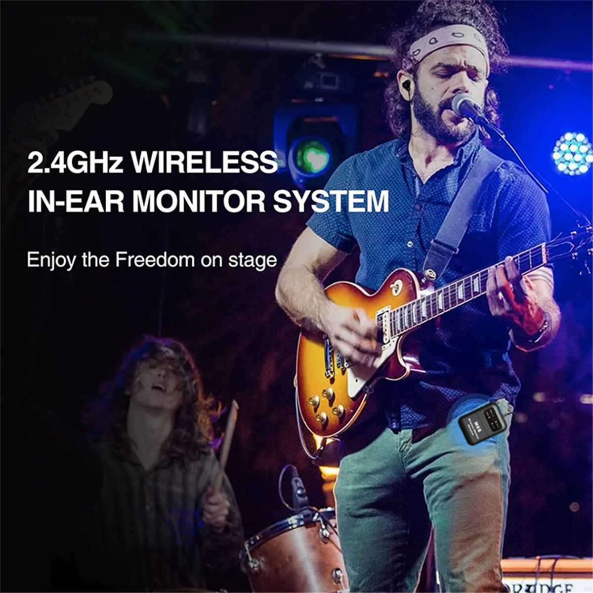 A05R05 2.4GHz Wireless Earphone Monitor Transmission System Rechargeable IEM Transmit Receiver Mono/Stereo Switch
A05R05 2.4GHz Wireless Earphone Monitor Transmission System Rechargeable IEM Transmit Receiver Mono/Stereo Switch
