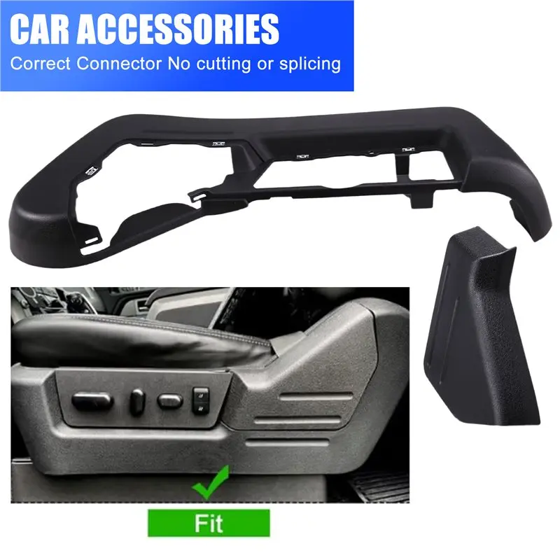 A33K-Car Front Left Seat Panel Cover Seat Bezel Trim- For Ford F150 2009-2013 9L3Z-1661693-CA 9L3Z-1662187-EA
A33K-Car Front Left Seat Panel Cover Seat Bezel Trim- For Ford F150 2009-2013 9L3Z-1661693-CA 9L3Z-1662187-EA