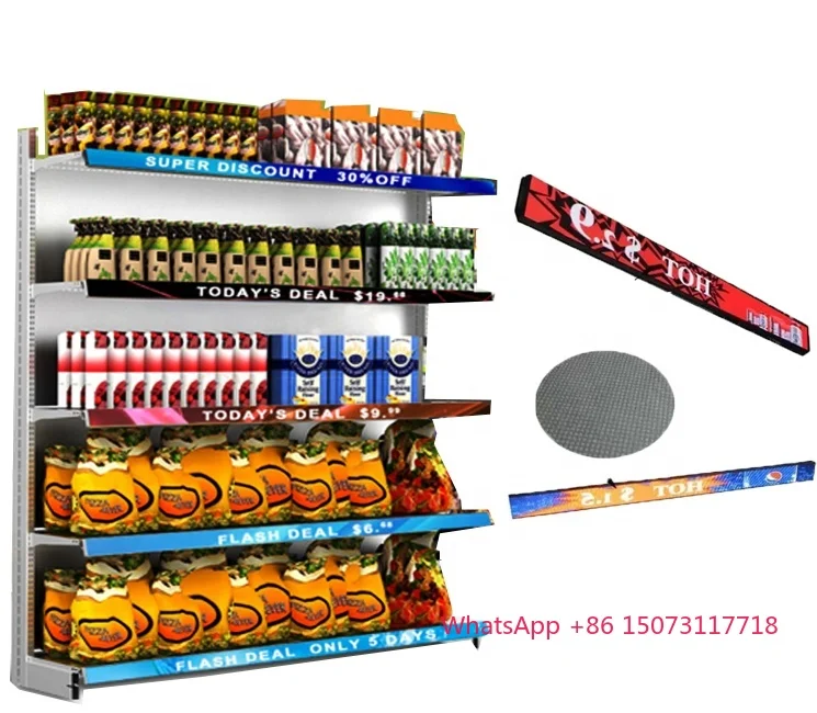 UHLED GOB P1.2 Светодиодная цифровая полка с дисплеем Smart Tags Полка для баннеров для розничного магазина супермаркета
UHLED GOB P1.2 Светодиодная цифровая полка с дисплеем Smart Tags Полка для баннеров для розничного магазина супермаркета