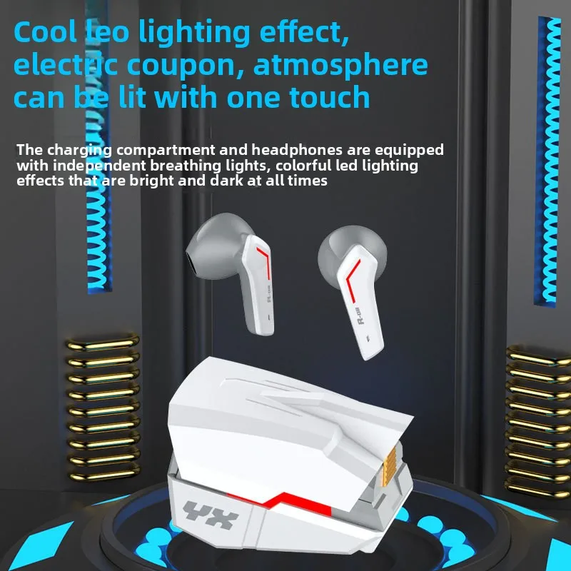 New cross-border R08 gaming low latency Bluetooth headset ultra long life high power Mecha wind headset
New cross-border R08 gaming low latency Bluetooth headset ultra long life high power Mecha wind headset