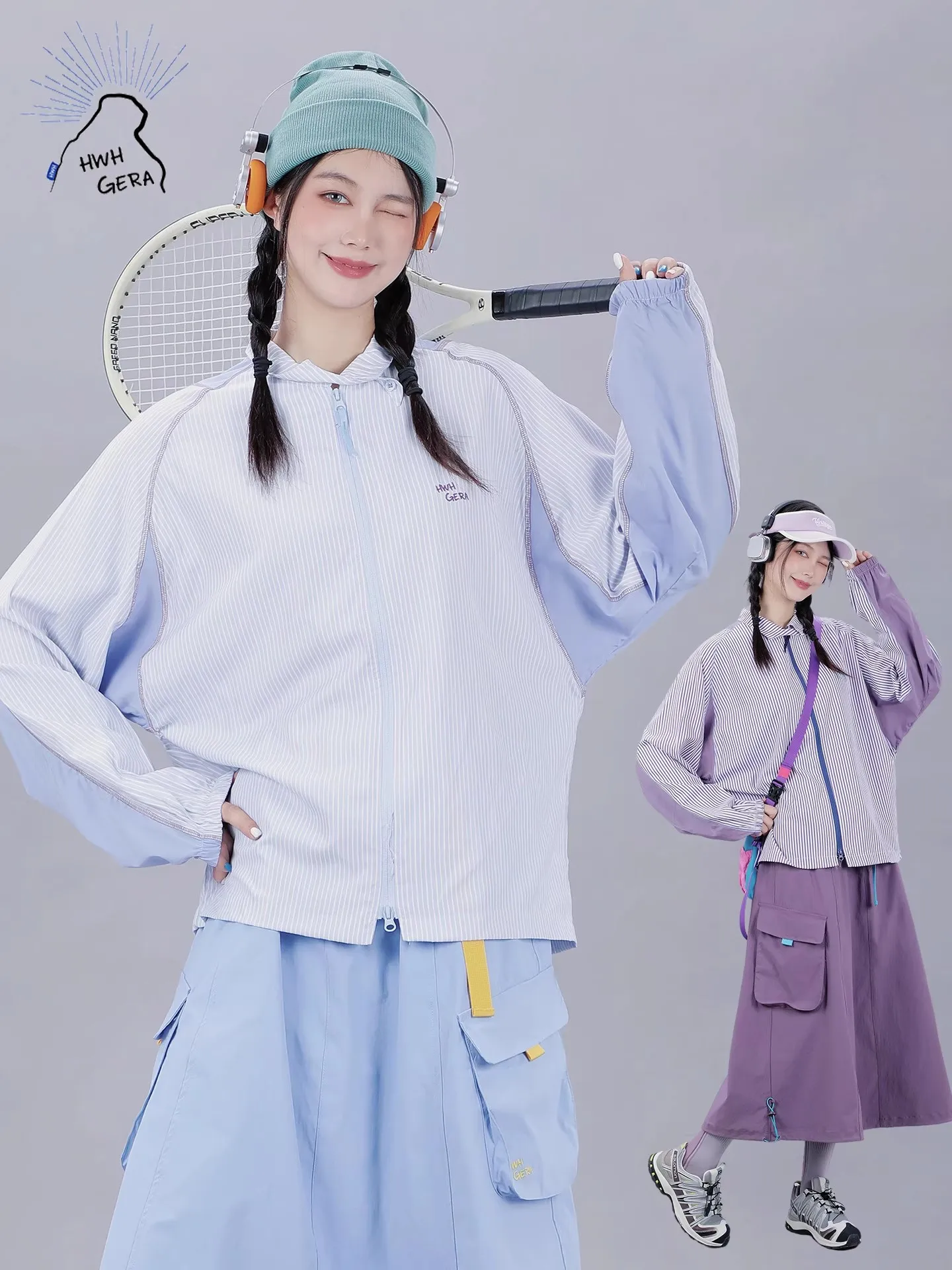 Женский повседневный кардиган HWHGERA в полоску на молнии с маленьким воротником, из смесового хлопка и полиэстера, с длинными рукавами, осень 2025
Женский повседневный кардиган HWHGERA в полоску на молнии с маленьким воротником, из смесового хлопка и полиэстера, с длинными рукавами, осень 2025