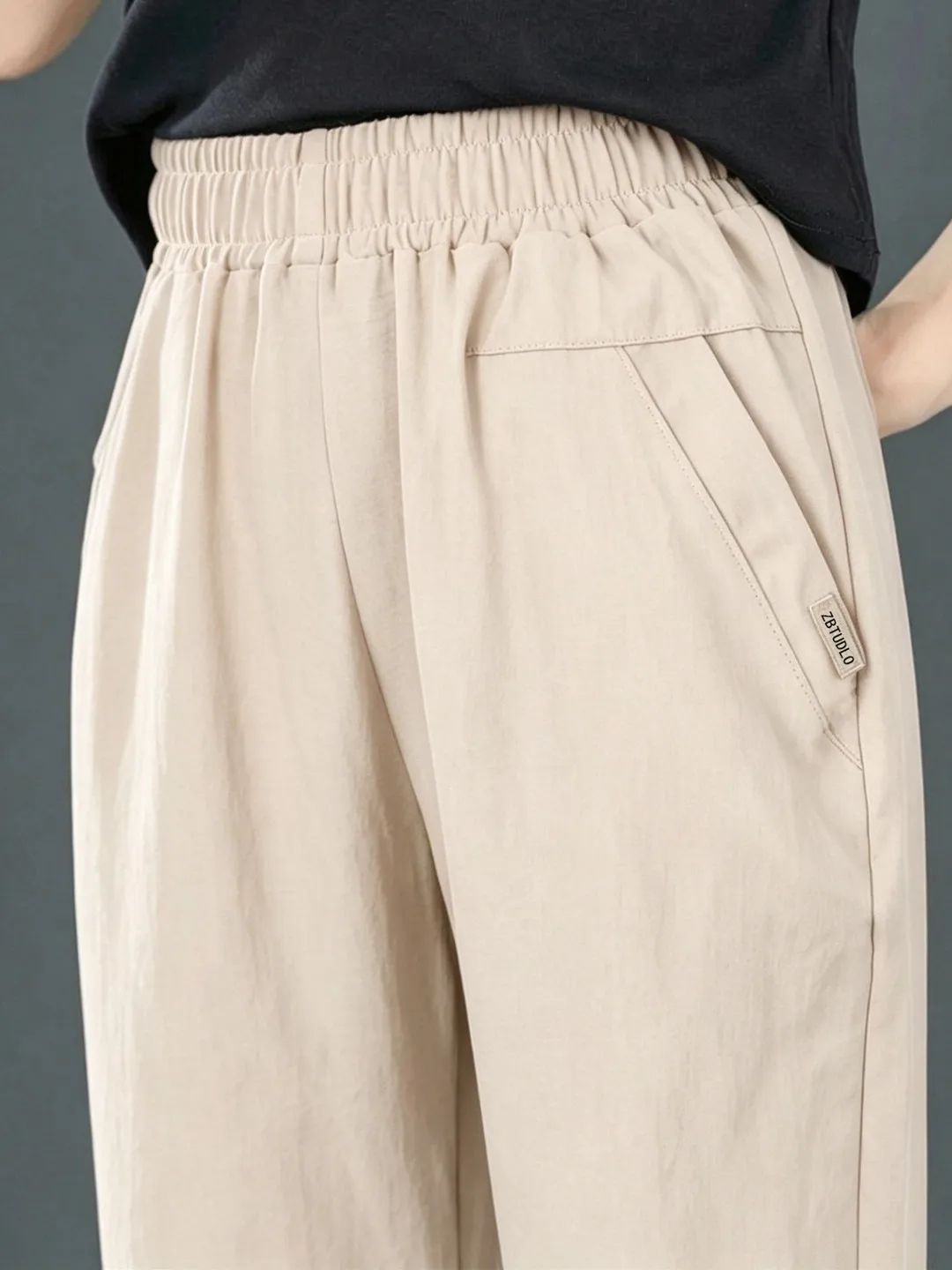 Summer New Style Ice Silk Quick Dry Breathable Harem Pants Loose High Waist Casual Fashion Ladies Nine Points Straight Leg Pants
Summer New Style Ice Silk Quick Dry Breathable Harem Pants Loose High Waist Casual Fashion Ladies Nine Points Straight Leg Pants