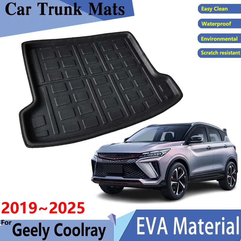 Коврики в багажник автомобиля для Geely Coolray 2024 SX11 X50 2019 ~ 2025 Материал EVA Автомобильный задний багажник Коврики в багажник Задние накладки Автомобильные аксессуары
Коврики в багажник автомобиля для Geely Coolray 2024 SX11 X50 2019 ~ 2025 Материал EVA Автомобильный задний багажник Коврики в багажник Задние накладки Автомобильные аксессуары