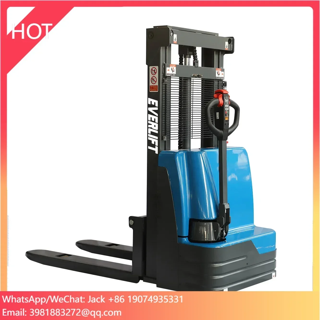 EVERLIFT Heli Forklift Walkie Stacker Electric Pallet Stacker Electric Pallet Truck Price China Forklift 15J
EVERLIFT Heli Forklift Walkie Stacker Electric Pallet Stacker Electric Pallet Truck Price China Forklift 15J