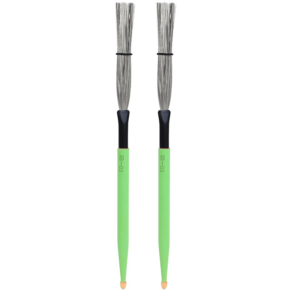 1 Pair Maple Wood Handle Carbon Steel Wire Drum Brush For Jazz Drums Percussion Use Drum Accessory Instrument Supplies
1 Pair Maple Wood Handle Carbon Steel Wire Drum Brush For Jazz Drums Percussion Use Drum Accessory Instrument Supplies