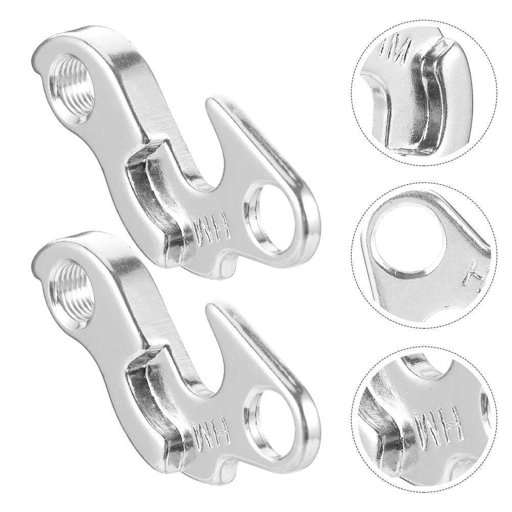 2 Pcs Bicycle Tail Hook Alloy Derailleur Hangers Rear Bike Frame Clothes Racks Link
2 Pcs Bicycle Tail Hook Alloy Derailleur Hangers Rear Bike Frame Clothes Racks Link