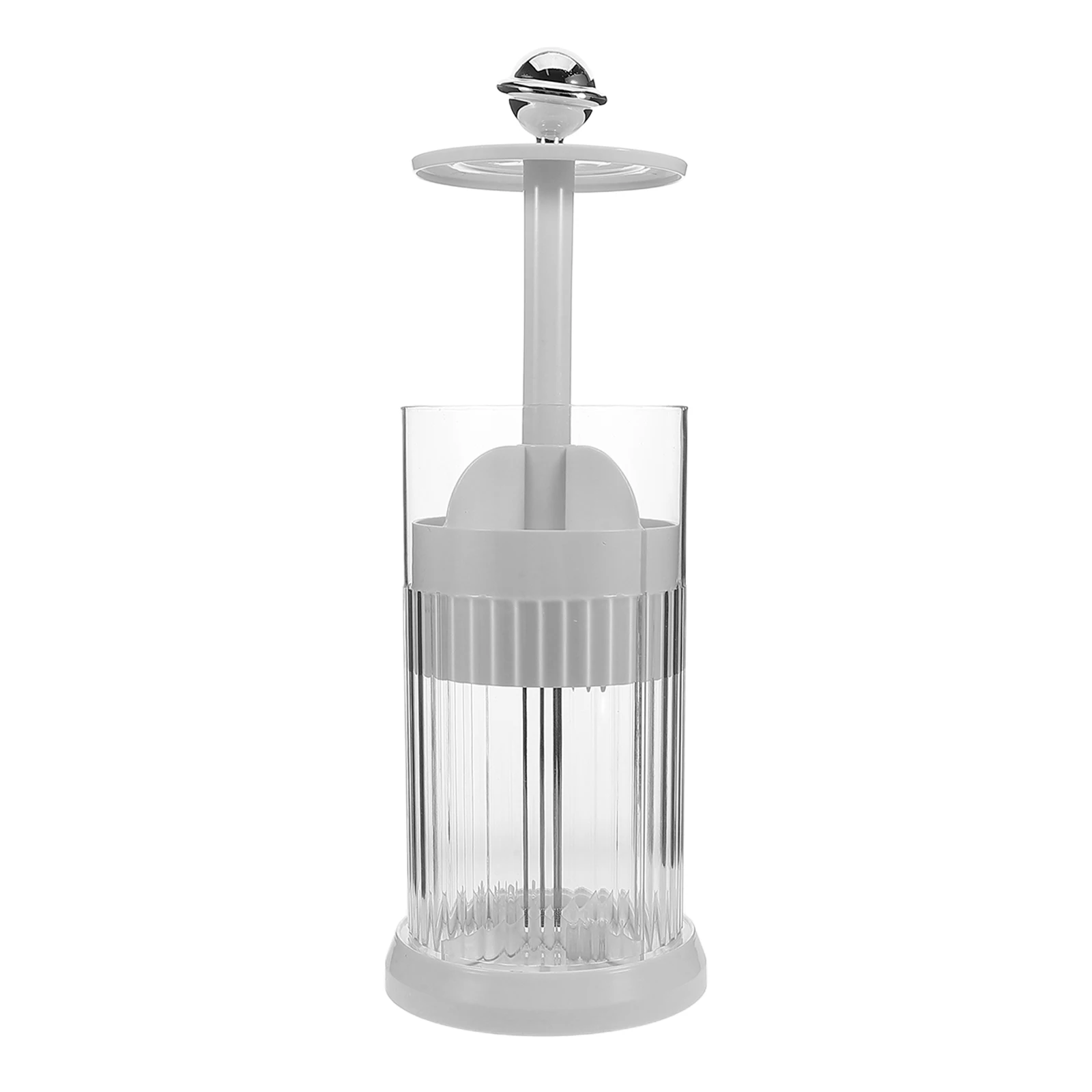 Cute Makeup Brush Holder Rotating Storage Box White Organizer Cup Large Capacity Adjustable Height Plastic
Cute Makeup Brush Holder Rotating Storage Box White Organizer Cup Large Capacity Adjustable Height Plastic