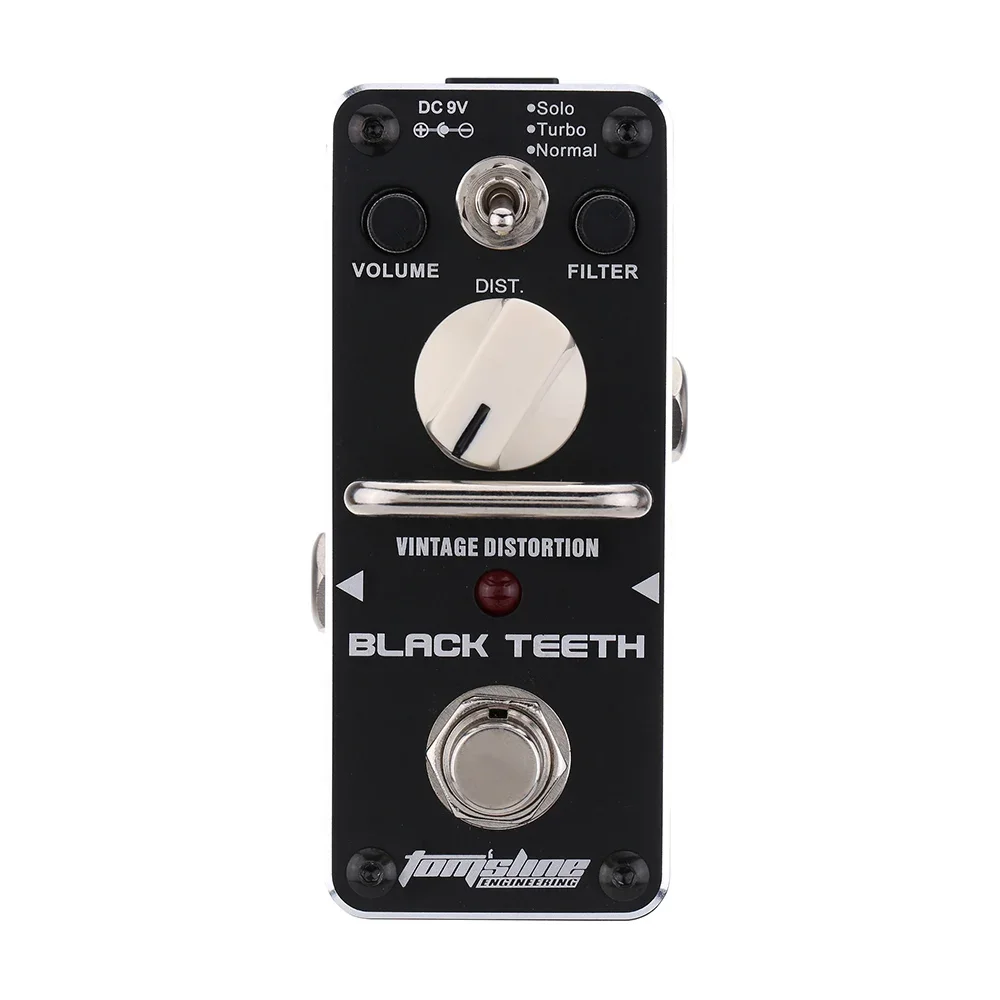 AROMA ABT-3 BLACK TEETH Vintage Guitar Distortion Mini Analogue Effect True Bypass distortion guitar pedal Guitar Parts
AROMA ABT-3 BLACK TEETH Vintage Guitar Distortion Mini Analogue Effect True Bypass distortion guitar pedal Guitar Parts