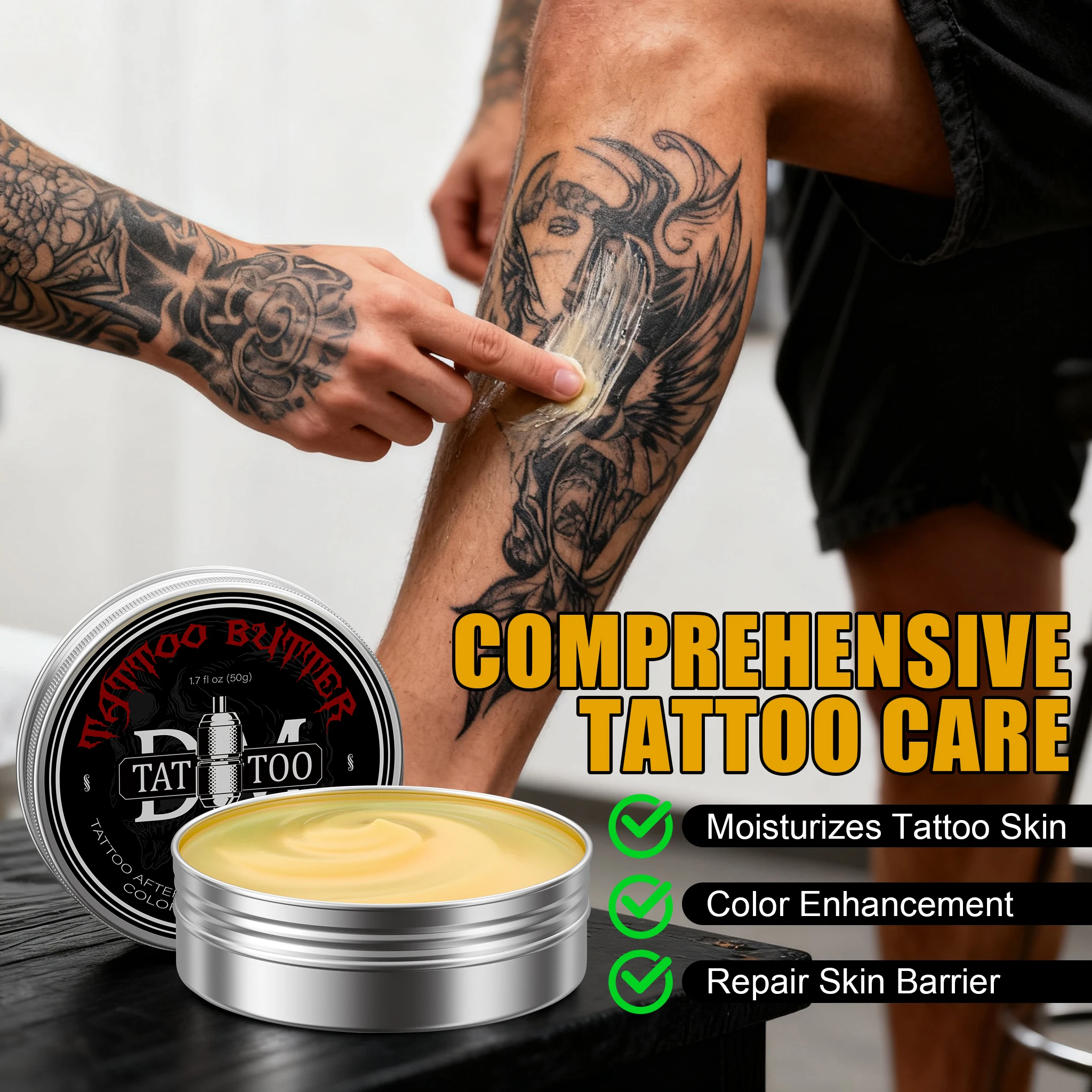 1 шт., бальзам с маслом для ухода за татуировкой, улучшение цвета чернил для татуировки, старый и новый увлажняющий крем для татуировок, принадлежности для ухода за татуировкой
1 шт., бальзам с маслом для ухода за татуировкой, улучшение цвета чернил для татуировки, старый и новый увлажняющий крем для татуировок, принадлежности для ухода за татуировкой