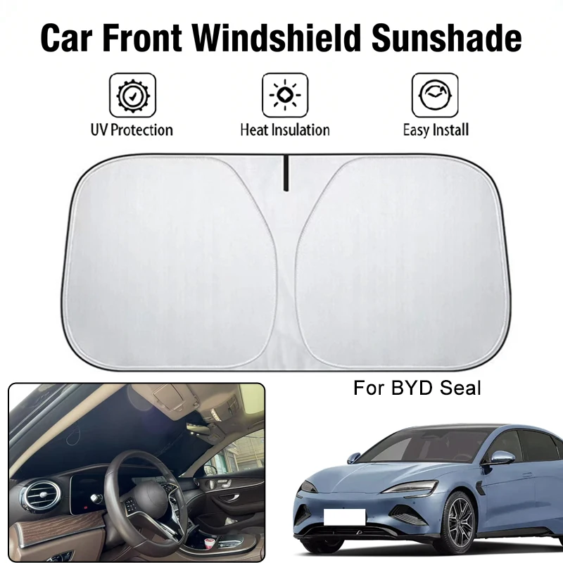 Car Front Windshield Sunshade Cover For BYD Seal UV Block Heat Insulation Auto Interior Sun Protection Accessories
Car Front Windshield Sunshade Cover For BYD Seal UV Block Heat Insulation Auto Interior Sun Protection Accessories