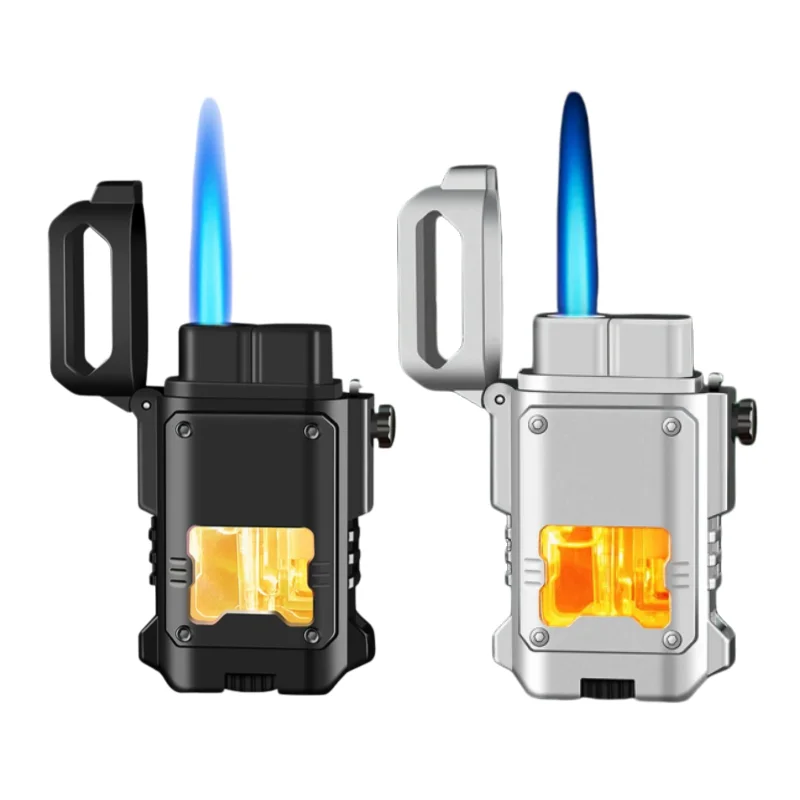 FOCUS New Blue Flame Direct Charging Inflatable Lighter Metal Transparent Chamber Windproof Cigarette Lighting Tool for Men
FOCUS New Blue Flame Direct Charging Inflatable Lighter Metal Transparent Chamber Windproof Cigarette Lighting Tool for Men