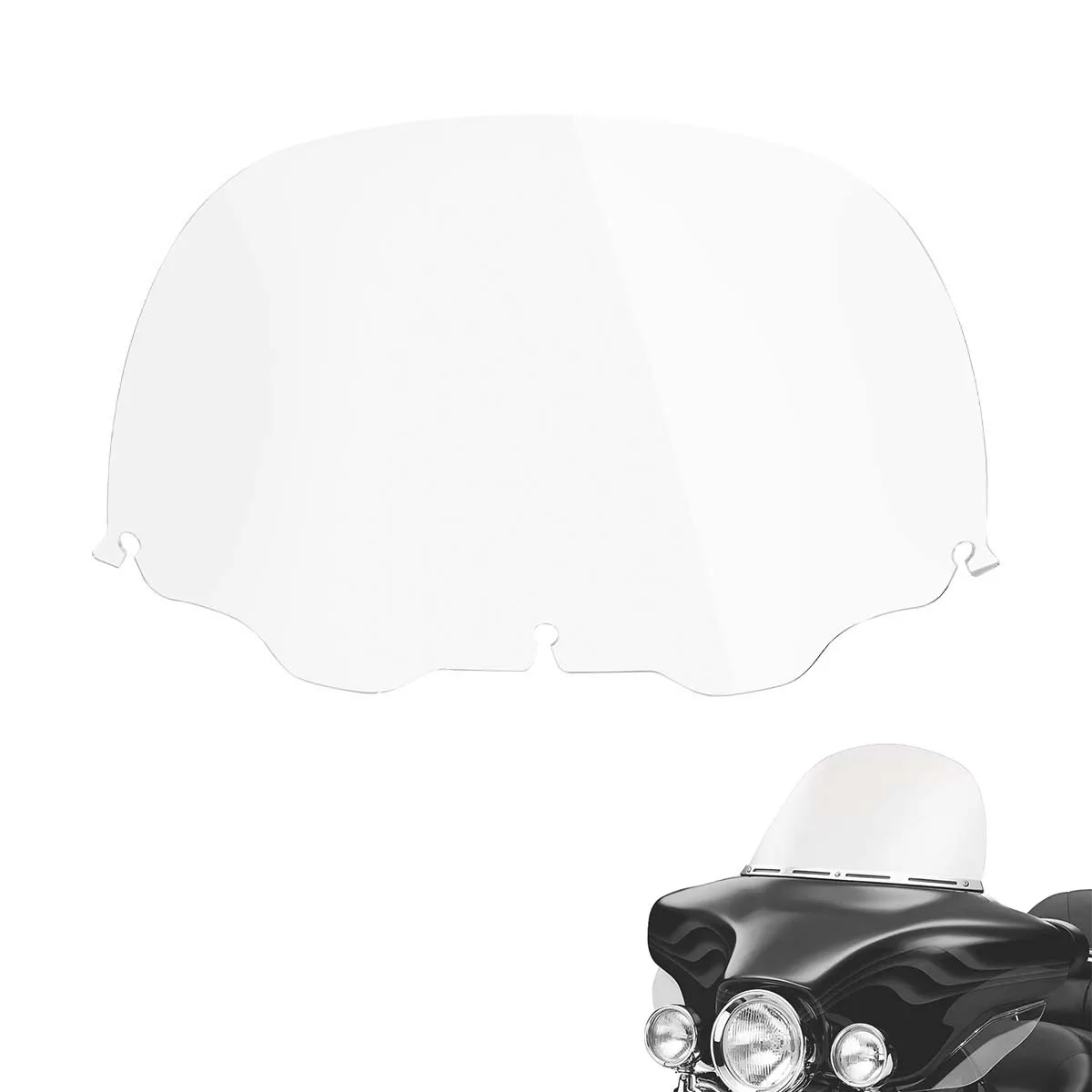 12" Clear Windshield Fit For Harley Touring Electra Glide Ultra Classic 96-13
12" Clear Windshield Fit For Harley Touring Electra Glide Ultra Classic 96-13