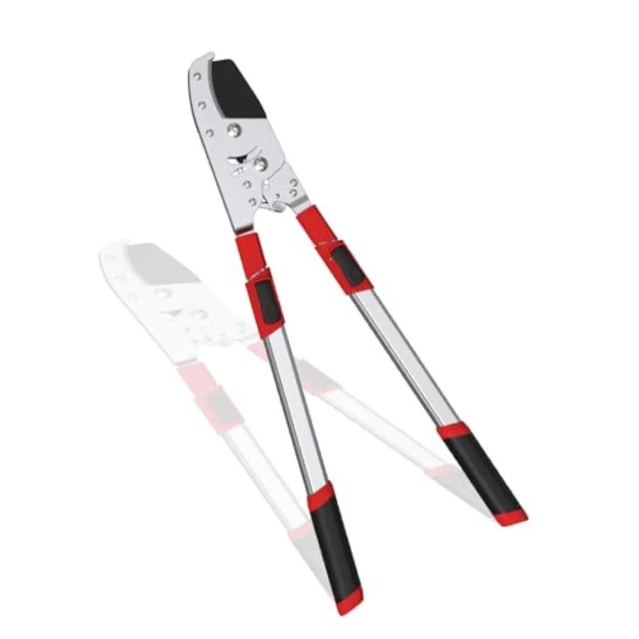 Heavy-Duty Extendable Loppers 28"-41" Telescopic Tree Trimmer Double Ratcheting Branch Cutter Anvil Lopper for Thick Branches C
Heavy-Duty Extendable Loppers 28"-41" Telescopic Tree Trimmer Double Ratcheting Branch Cutter Anvil Lopper for Thick Branches C