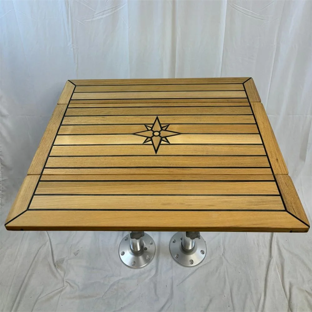 Folding Wings Teak Table Top 340/680x800mm,13.4/26.8×31.5 Inch Rectangular Star Inlay Marine Yacht RV TW3580 SD
Folding Wings Teak Table Top 340/680x800mm,13.4/26.8×31.5 Inch Rectangular Star Inlay Marine Yacht RV TW3580 SD