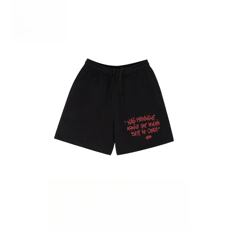 Heavy 300g Fashion Men's and Women's Loose Five Quarter Pants Summer New Ins Letter Design Loose Sports Shorts
Heavy 300g Fashion Men's and Women's Loose Five Quarter Pants Summer New Ins Letter Design Loose Sports Shorts