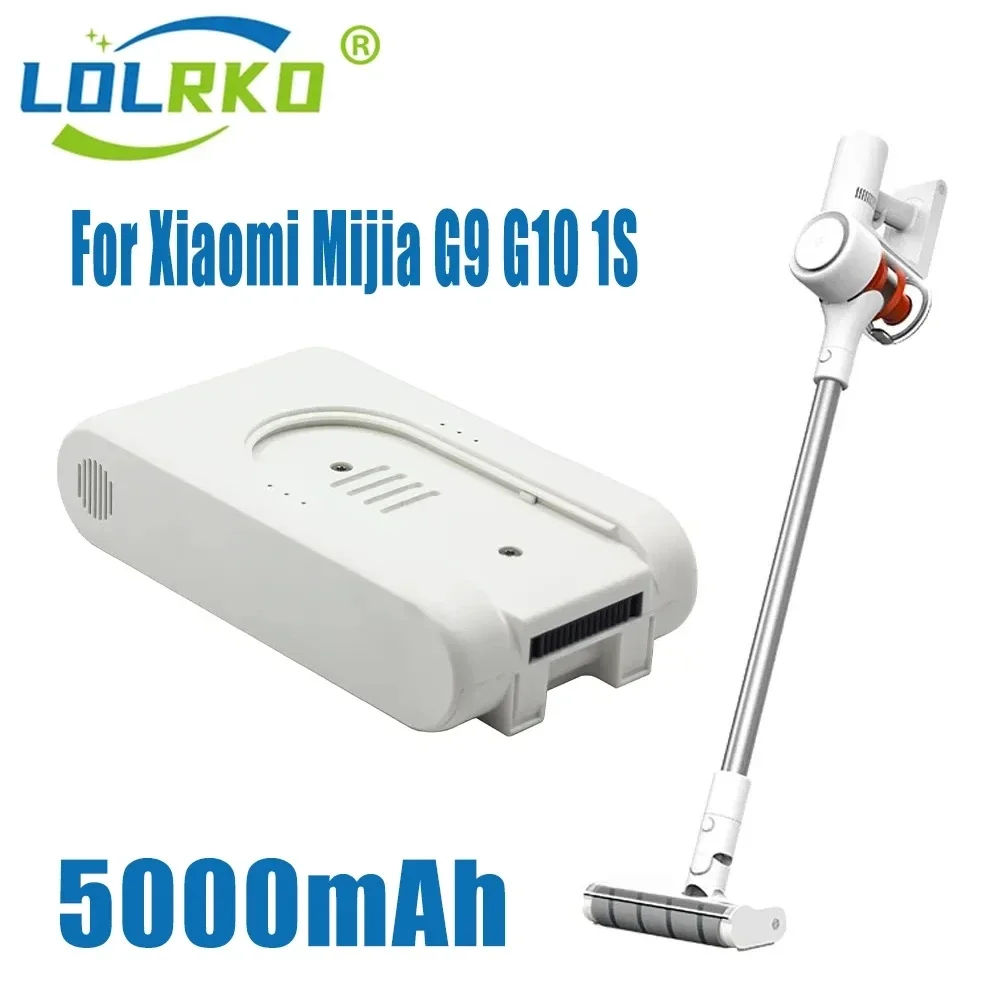 For G9 Replacement Battery for Xiaomi Mijia G10 Handheld Cordless Vacuum Cleaner Parts External Battery Charging 5000mAh
For G9 Replacement Battery for Xiaomi Mijia G10 Handheld Cordless Vacuum Cleaner Parts External Battery Charging 5000mAh