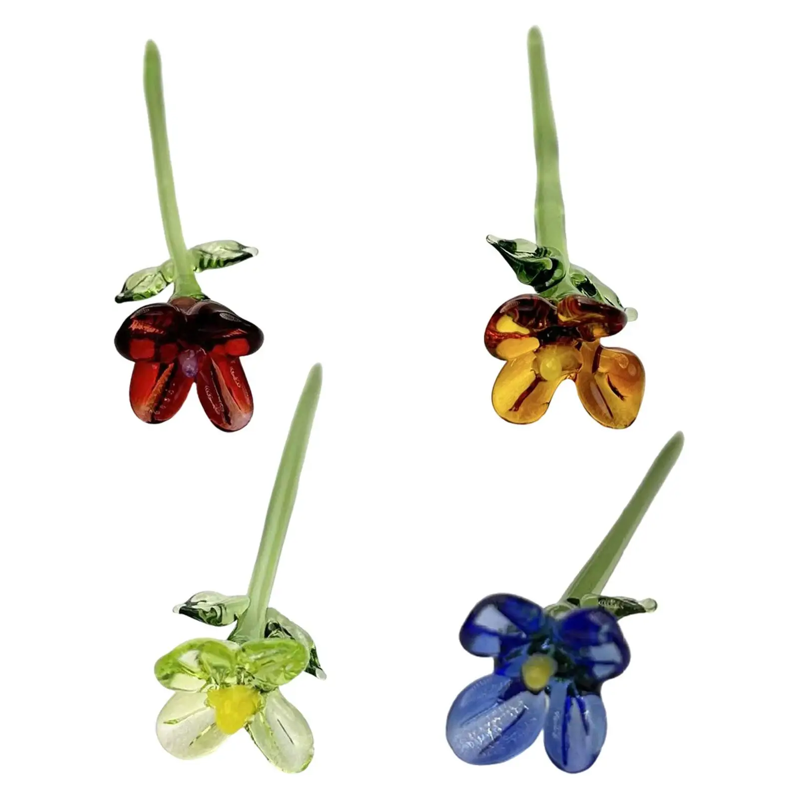 Mini Glass Flower Decoration Collectible Decorative Artificial Flower for Women
Mini Glass Flower Decoration Collectible Decorative Artificial Flower for Women