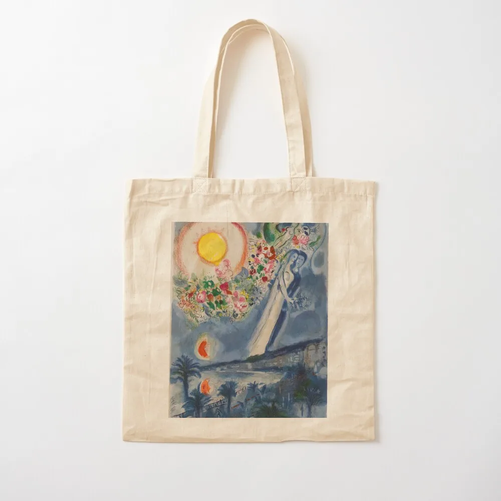 Lovers in the Sky of Nice by Marc Chagall Tote Bag Big bag personalized tote Reusable bags Cloth bag Canvas Tote
Lovers in the Sky of Nice by Marc Chagall Tote Bag Big bag personalized tote Reusable bags Cloth bag Canvas Tote