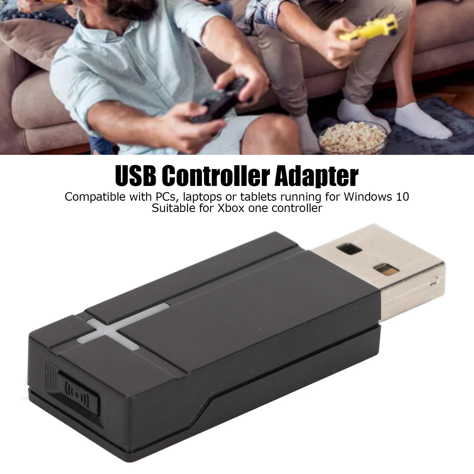 Game Controller Adapter Gamepad Receiver Converter Controller Adapter Plug and Play 2.4G Wireless Gamepad Receiver For PC Laptop
Game Controller Adapter Gamepad Receiver Converter Controller Adapter Plug and Play 2.4G Wireless Gamepad Receiver For PC Laptop