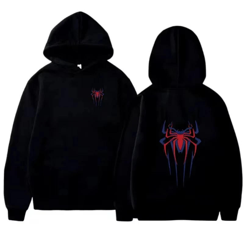 2026 New Men's Hoodie Street Fashion Deep Red Spider Print Sweatshirt Brushed Fleece Women's Casual Fun Loose Hoodie Wear
2026 New Men's Hoodie Street Fashion Deep Red Spider Print Sweatshirt Brushed Fleece Women's Casual Fun Loose Hoodie Wear