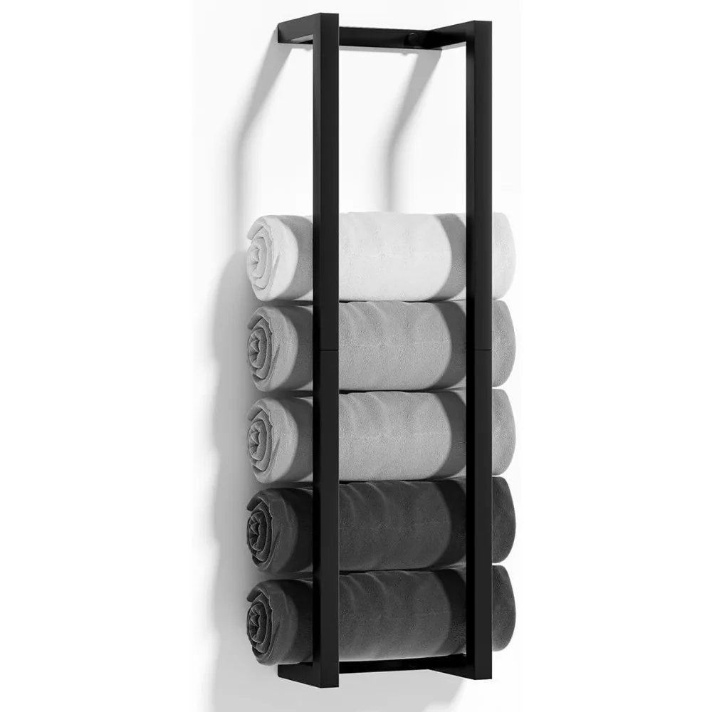Полотенцесушители для ванной комнаты 30 дюймов, вешалки для полотенец из нержавеющей стали 304 для свернутых банных полотенец вмещает 6 больших полотенец, настенные м
Полотенцесушители для ванной комнаты 30 дюймов, вешалки для полотенец из нержавеющей стали 304 для свернутых банных полотенец вмещает 6 больших полотенец, настенные м