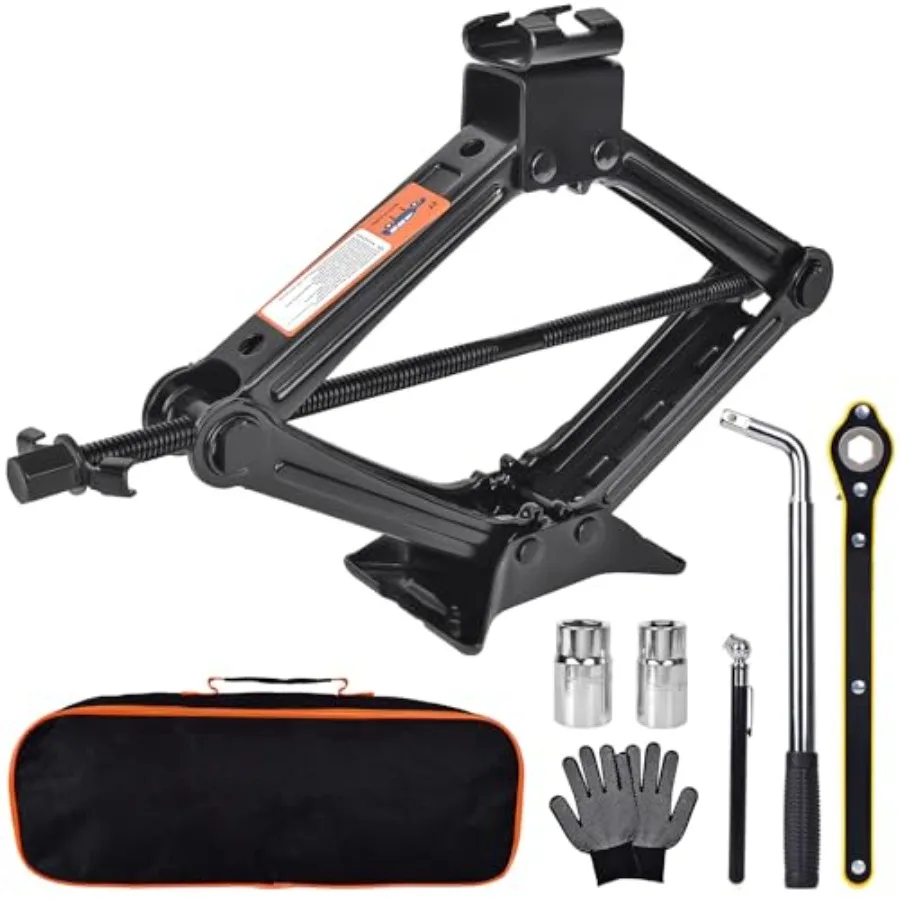2 Ton 4409 lbs Car Jack Kit Tire Jack Tool Kit Universal Car Emergency Kit with Lug Wrench Tire Changing Kit for Auto/SUV/MPV
2 Ton 4409 lbs Car Jack Kit Tire Jack Tool Kit Universal Car Emergency Kit with Lug Wrench Tire Changing Kit for Auto/SUV/MPV