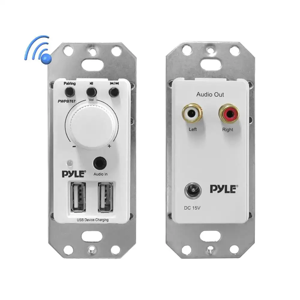 PYLE PWPBT67-Встроенный Bluetooth аудиоприемник, зарядное устройство с двумя USB-портами и вход Aux для звуковых систем
PYLE PWPBT67-Встроенный Bluetooth аудиоприемник, зарядное устройство с двумя USB-портами и вход Aux для звуковых систем