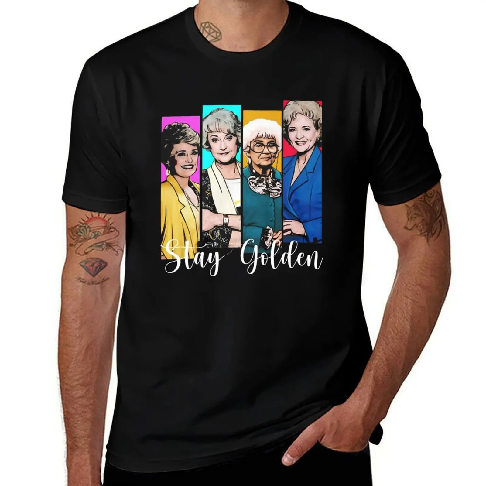 Golden girls stay Golden T-Shirt kawaii clothes new edition blanks custom shirt Short sleeve tee men
Golden girls stay Golden T-Shirt kawaii clothes new edition blanks custom shirt Short sleeve tee men