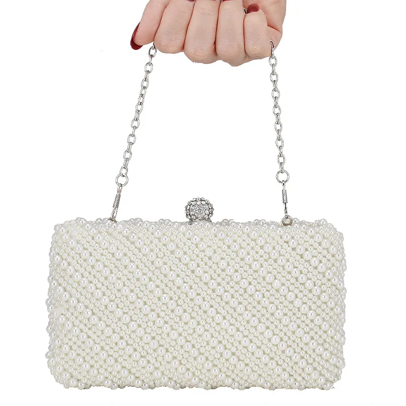 New Style Party Evening Bag Ladies Beaded Purse Elegant Women One Shoulder Crossbody Clutch Pearl Beaded Bag
New Style Party Evening Bag Ladies Beaded Purse Elegant Women One Shoulder Crossbody Clutch Pearl Beaded Bag