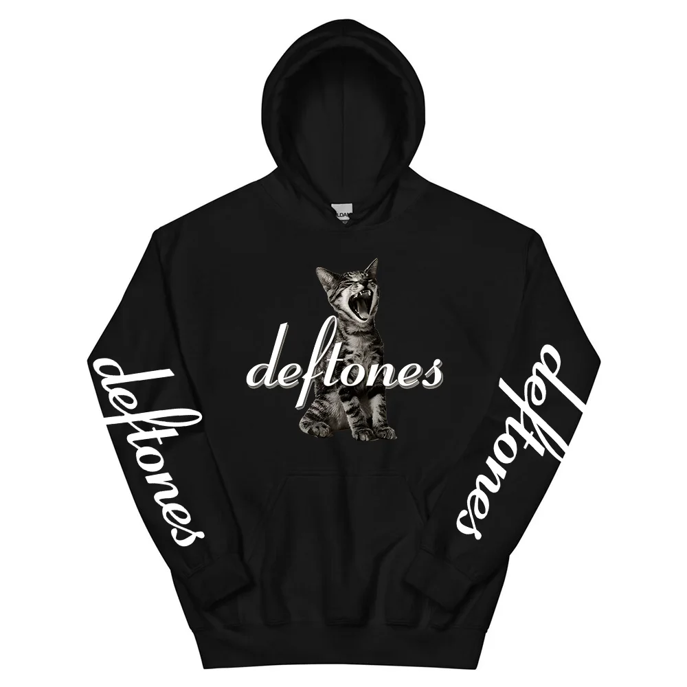 Hot Sale Deftones Cat Black Graphic Print Hoodie Men Women Rap Metal Band Brand Sweatshirt Tops Man Winter Fleece Hoodies Casual
Hot Sale Deftones Cat Black Graphic Print Hoodie Men Women Rap Metal Band Brand Sweatshirt Tops Man Winter Fleece Hoodies Casual