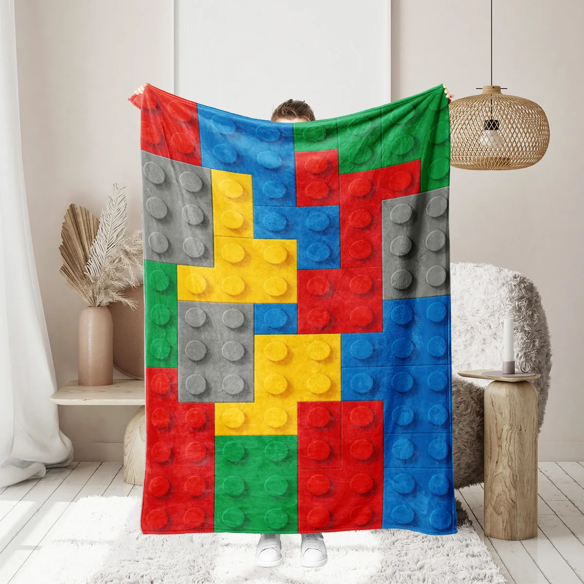 1-блочное одеяло в клетку с принтом, подходящее для всех сезонов. Мягкое одеяло для дивана подходит для офиса и путешествий. Идеальный подарок
1-блочное одеяло в клетку с принтом, подходящее для всех сезонов. Мягкое одеяло для дивана подходит для офиса и путешествий. Идеальный подарок