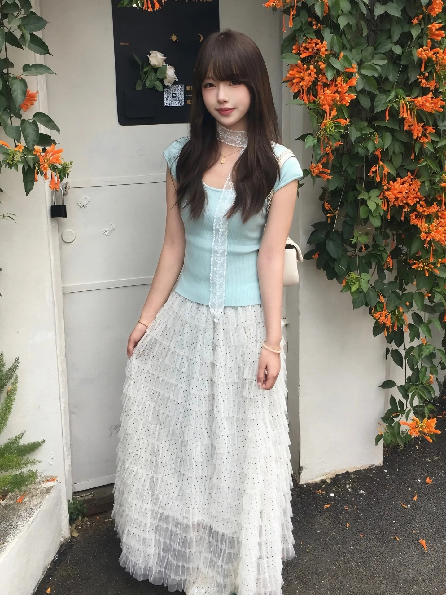 Burjuman Sweet Mint Green Knitted Top Mesh Cake Skirt Women Summer Two-piece Set Anti-aging Girl Set Fleece Sleeve Polyester ...
Burjuman Sweet Mint Green Knitted Top Mesh Cake Skirt Women Summer Two-piece Set Anti-aging Girl Set Fleece Sleeve Polyester ...