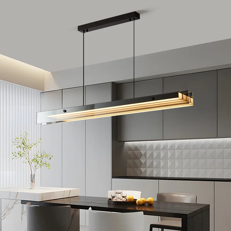 Minimalist LED Linear Pendant Lamp Simple Long Hanging Chandelier For Kitchen Living Room Office Home Dining Table Hanging Lamp
Minimalist LED Linear Pendant Lamp Simple Long Hanging Chandelier For Kitchen Living Room Office Home Dining Table Hanging Lamp