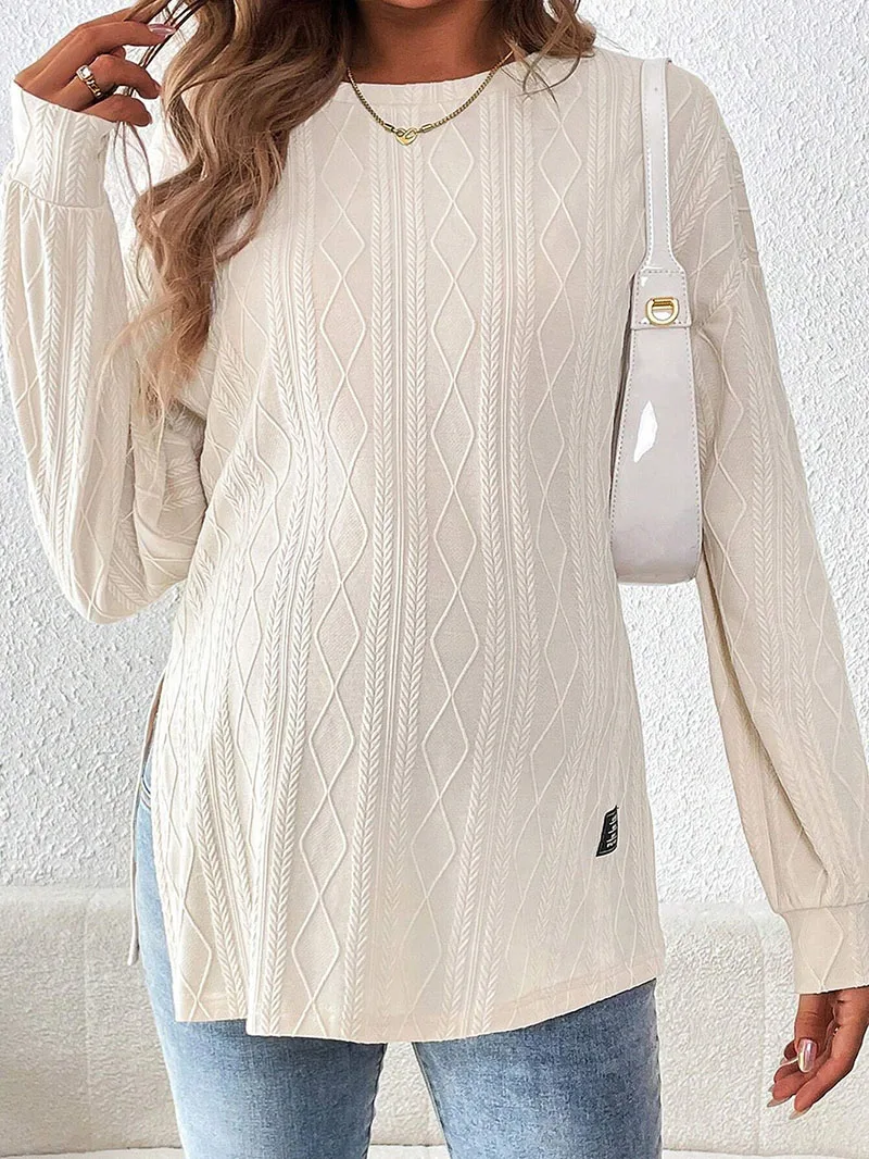 Pregnant Women Clothing Tees Maternity Clothes Pregnant Women Wear Round Neck Long Sleeve Monochrome Daily Leisure T-shirt
Pregnant Women Clothing Tees Maternity Clothes Pregnant Women Wear Round Neck Long Sleeve Monochrome Daily Leisure T-shirt