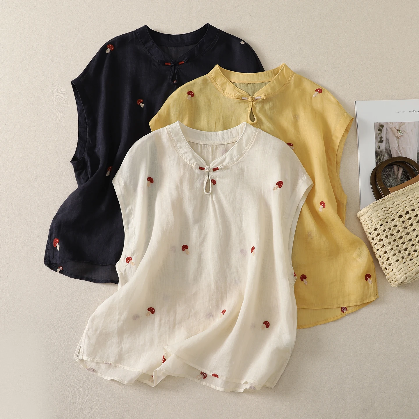 plus Size Cotton Linen T-Shirt with Button Short Sleeve Breathable Base Shirt Women's Commute Style Artistic Fit Summer New A...
plus Size Cotton Linen T-Shirt with Button Short Sleeve Breathable Base Shirt Women's Commute Style Artistic Fit Summer New A...