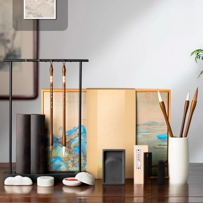 Installing inkstone brush calligraphy hanger tool pen ink paper inkstone
Installing inkstone brush calligraphy hanger tool pen ink paper inkstone