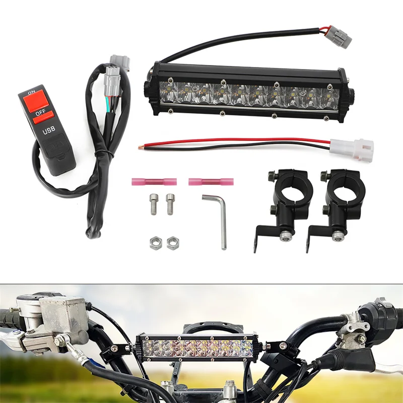 LED Front Headlight Super Bright with ON/OFF Switch USB Ports for Yamaha Raptor 700 700R 50 80 125 250R YFM90R Banshee 350
LED Front Headlight Super Bright with ON/OFF Switch USB Ports for Yamaha Raptor 700 700R 50 80 125 250R YFM90R Banshee 350