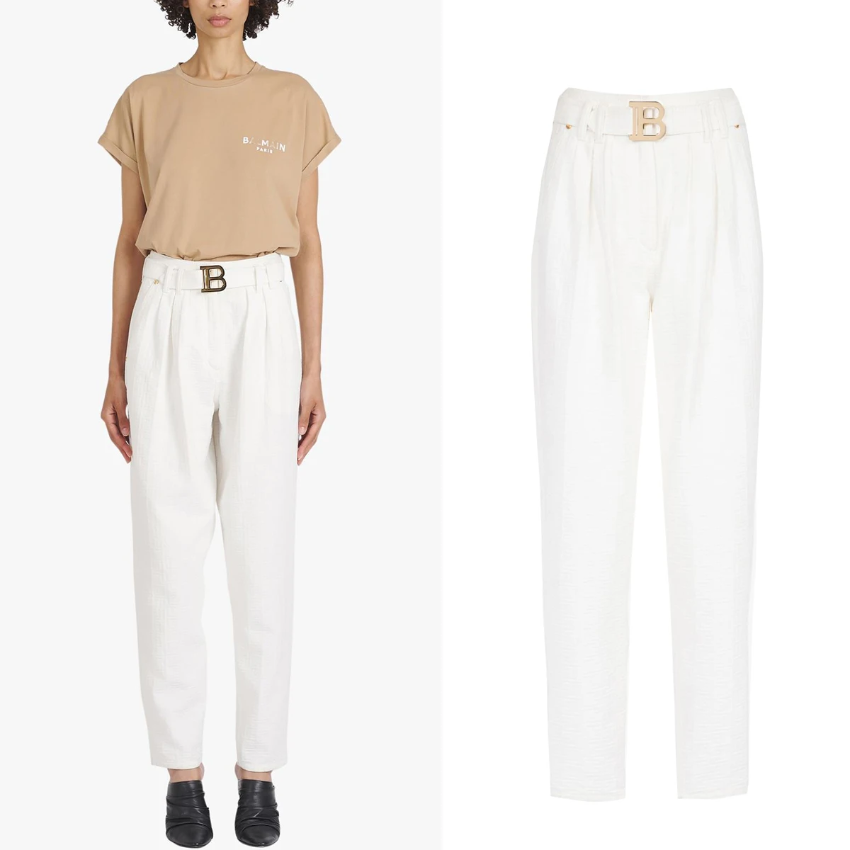 2022 New High-quality Denim Jacquard Fabric Black And White Powder Khaki Four-color Senior All-match Casual Women's Pants
2022 New High-quality Denim Jacquard Fabric Black And White Powder Khaki Four-color Senior All-match Casual Women's Pants