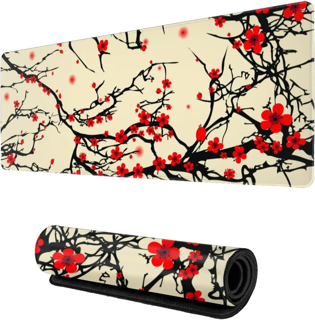 Japanese Cherry Blossom XL Large Mouse Pad for Desk Non-Slip Long Extended Keyboard Pads Mousepad Rubber Table Mat 31.5X11.8Inch
Japanese Cherry Blossom XL Large Mouse Pad for Desk Non-Slip Long Extended Keyboard Pads Mousepad Rubber Table Mat 31.5X11.8Inch