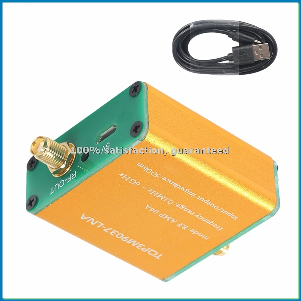 Низкошумящий усилитель 100 кГц-6 ГГц, полнодиапазонный, 20 дБ, LNA, профессиональный радиочастотный предусилитель мощности с аккумулятором - ABWO
Низкошумящий усилитель 100 кГц-6 ГГц, полнодиапазонный, 20 дБ, LNA, профессиональный радиочастотный предусилитель мощности с аккумулятором - ABWO