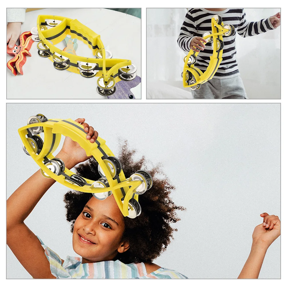 2pcs Hand Bells Fish Shaped Music Portable Percussion Instrument For Dance Party Kids Educational Tapping Tambourine Style Hand
2pcs Hand Bells Fish Shaped Music Portable Percussion Instrument For Dance Party Kids Educational Tapping Tambourine Style Hand