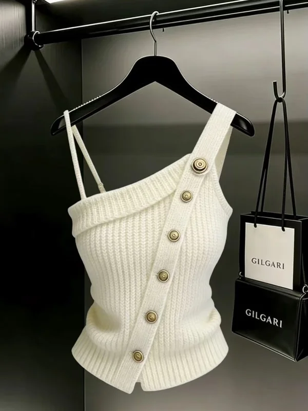 Summer New Style Sexy Lady Light Maturity Beautiful Top Unique Fashionable Youthful Short Versatile Strap Vest Women
Summer New Style Sexy Lady Light Maturity Beautiful Top Unique Fashionable Youthful Short Versatile Strap Vest Women