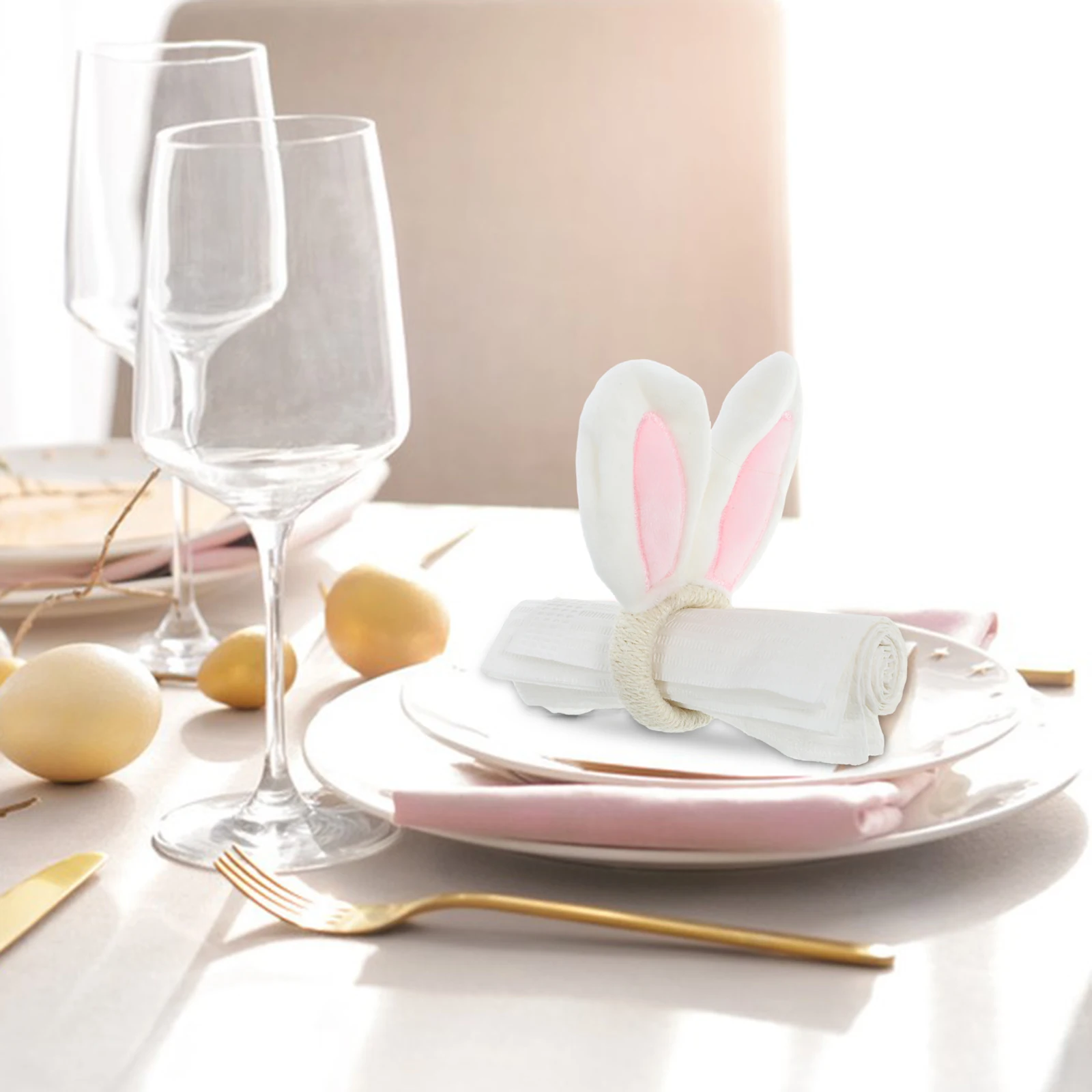 4pcs Easter Themed Napkin Rings Bunny Ear Shaped Napkin Buckles Reusable For Wedding Spring Party Home Restaurant Table
4pcs Easter Themed Napkin Rings Bunny Ear Shaped Napkin Buckles Reusable For Wedding Spring Party Home Restaurant Table