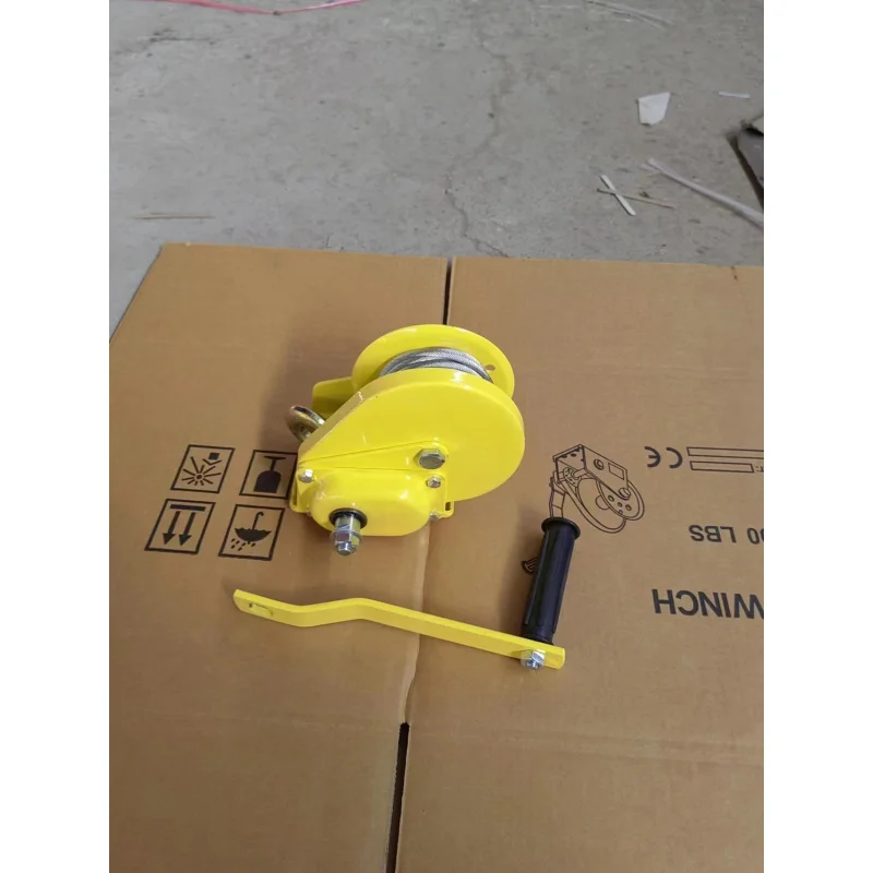1200LBS 1800LBS 2600LBS Portable Self Brake Hand Winch With Wire Rope Lifting Traction Tool
1200LBS 1800LBS 2600LBS Portable Self Brake Hand Winch With Wire Rope Lifting Traction Tool