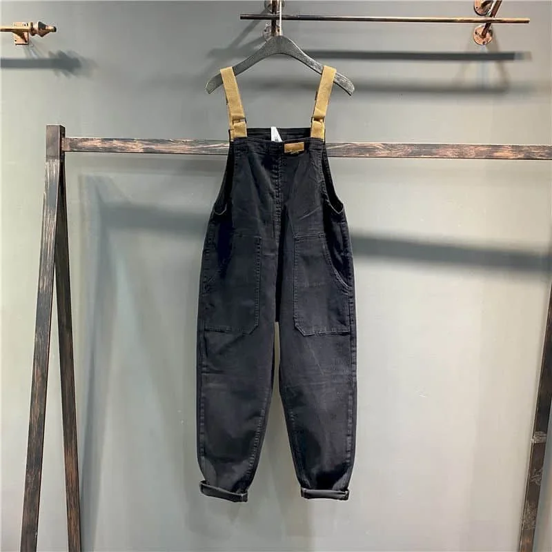 Denim Jumpsuits for Women Loose Korean Fashion Harajuku Straight Pants One Piece Outfits Women Rompers Casual Vintage Playsuits
Denim Jumpsuits for Women Loose Korean Fashion Harajuku Straight Pants One Piece Outfits Women Rompers Casual Vintage Playsuits