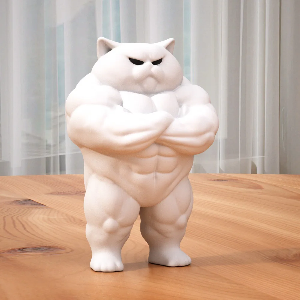 3D Printing Fun Muscle Cat Decorative Statues - Cute and Playful Muscle Cat Decorations for Cat Lovers and Fitness Enthusiasts
3D Printing Fun Muscle Cat Decorative Statues - Cute and Playful Muscle Cat Decorations for Cat Lovers and Fitness Enthusiasts