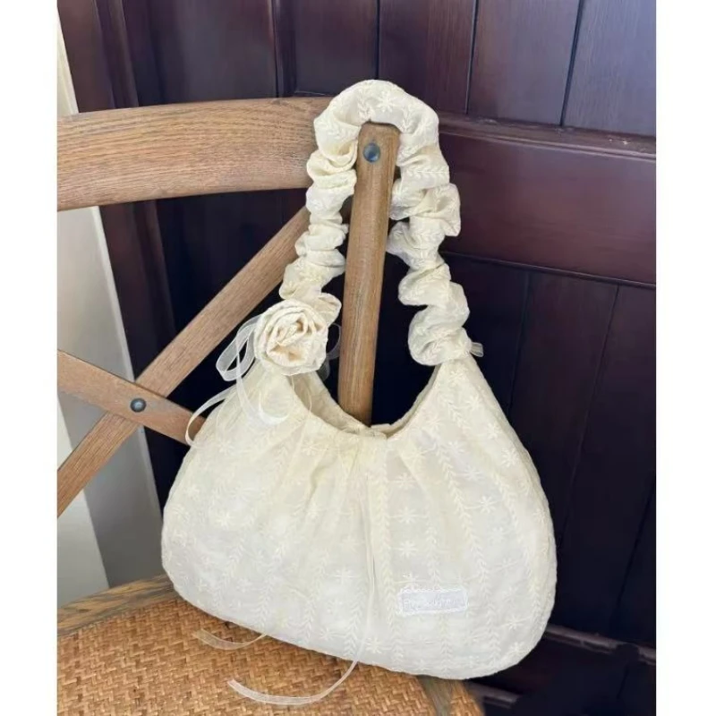 Lace Flowers Women Shoulder Bag Thin Polyester Ladies Shopping Handbags Solid Color Girs Book Bags Casual Female Travel Tote
Lace Flowers Women Shoulder Bag Thin Polyester Ladies Shopping Handbags Solid Color Girs Book Bags Casual Female Travel Tote