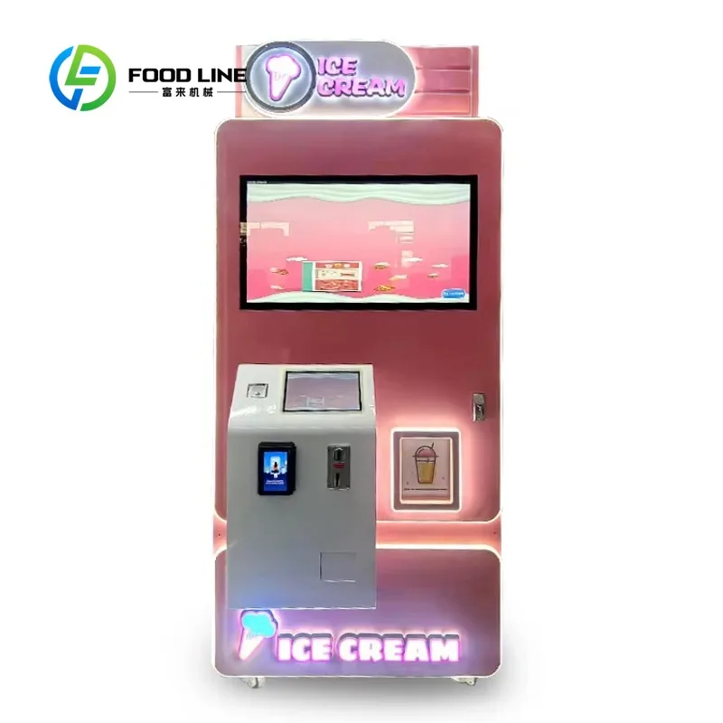 Customized size Smart ice cream vending machine with absorption cooling system
Customized size Smart ice cream vending machine with absorption cooling system